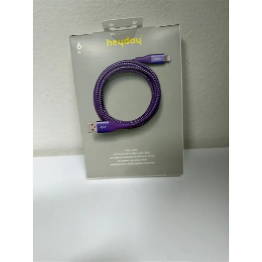 Heyday 6ft LTNG To USB-A Charging Cable For IPhone - IPad